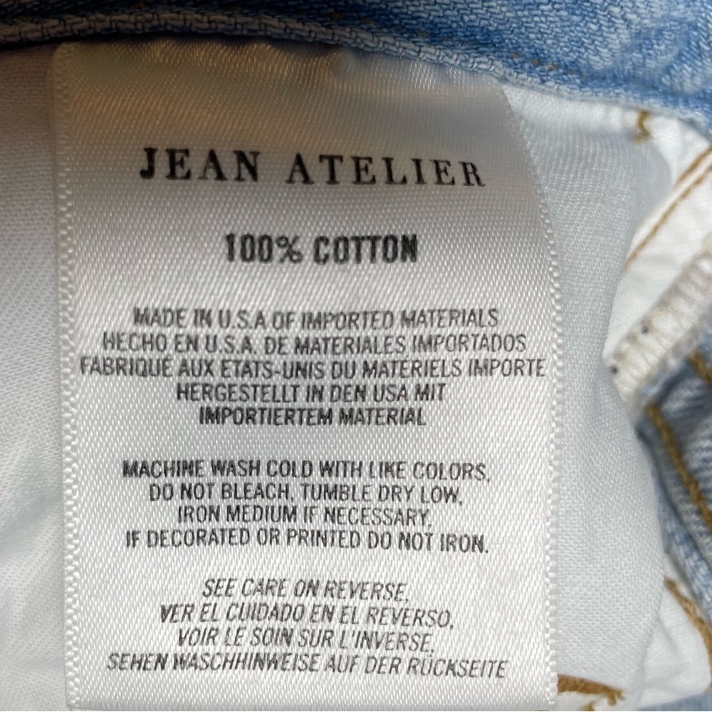 Jean Atelier Flip Jean in Light Blue Wash Size 27 Scandi Girl - Picture 6 of 15